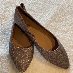 Ardene glitter flats